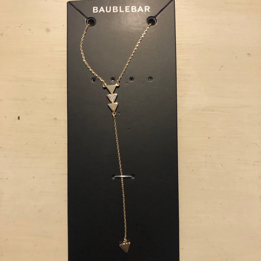 Bauble Bar gold necklace